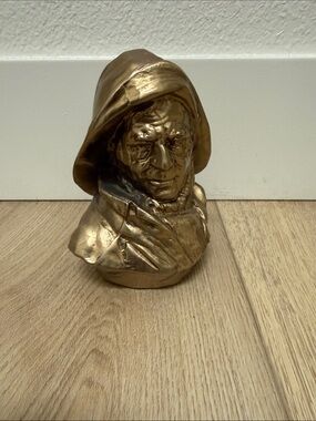 Vintage Brass Fisherman Captain